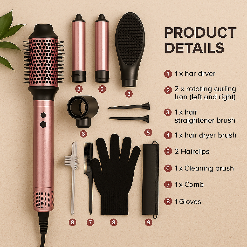 LuxeCare's 5 in 1 Hair styler