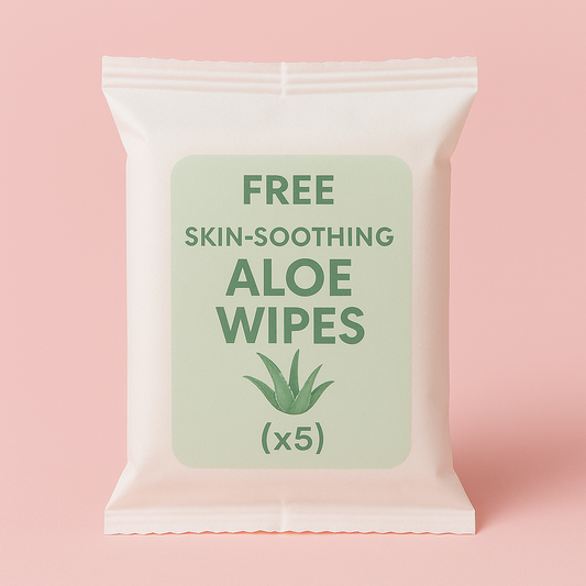 FREE Skin-Soothing Aloe Wipes (x5)