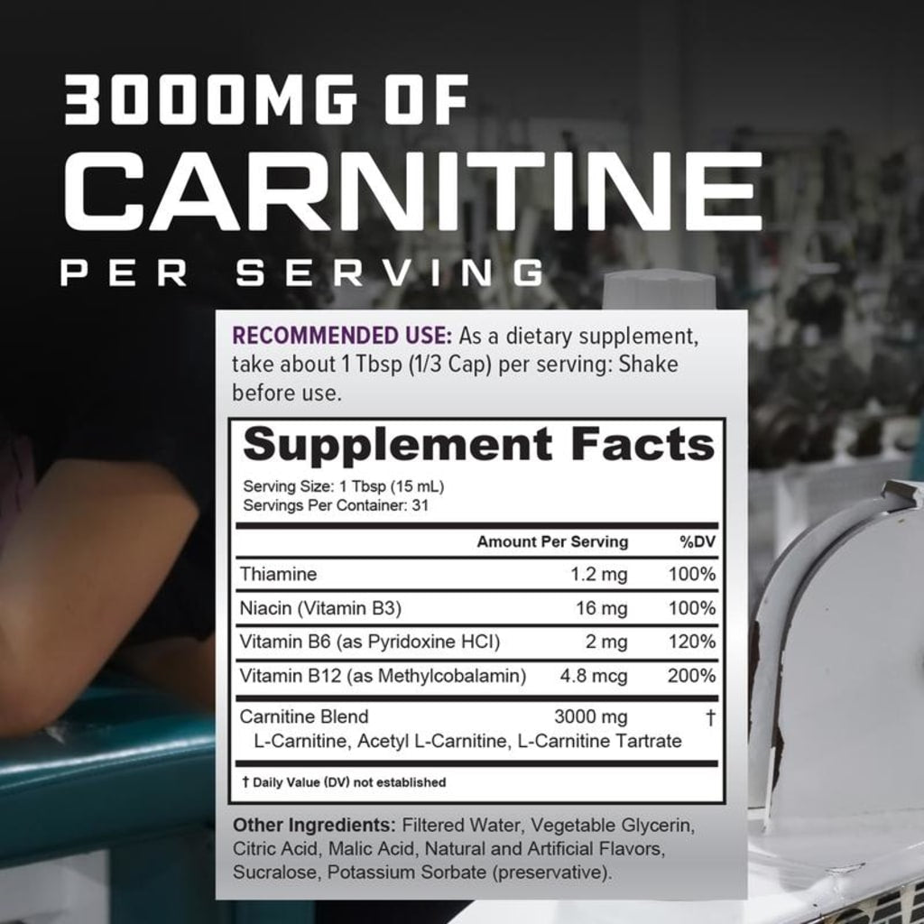 Cutler Nutrition 2 Pack Carnitine